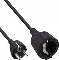 InLine® maitinimo ilgintuvas F tipo juodas 1,5 m