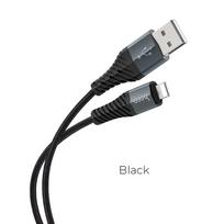 USB A to Lightning Hoco 2.4A 1 m X38 black