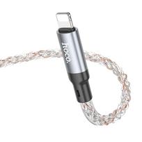 USB A to Lightning Hoco 2.4A 1 m U112 gray
