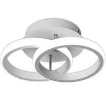 LUBŲ PAKABINAMA LEMPA PLAFOND VADOVAUJAMA ŠVIESTUVAS MODERNUS BALTAS 10W 230V ZD110A