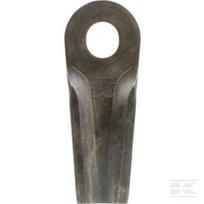 Žoliapjovės peilis LH/RH 132x50x4mm ovalios angos 23,0x20,5mm Tinka Kongskilde JF/Stoll 8113800013