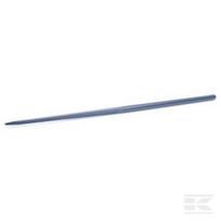 Krautuvo noragas, tiesus, žvaigždės sekcija 40x1400 mm, smailus antgalis su Ø11,5 kaiščiu, juodas, FST FT410457