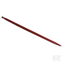 Krautuvo noragas, tiesus, dviguba T sekcija 36x1400 mm, smailus antgalis su M22x1,5 mm veržle, juodas, Battista Porteri RT2