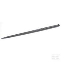 Krautuvo noragas, tiesus, dviguba T sekcija 35x850 mm, smailus antgalis su Ø11 kaiščiu, juodas, Battista Porteri FT481493