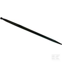 Krautuvo noragas, tiesus, dviguba T sekcija 36x1000mm, smailus antgalis su M22x1,5mm veržle, juodas, Battista Porteri RT3