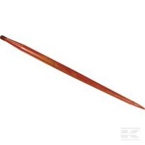 Krautuvo dantis, tiesus, žvaigždinio profilio 45x1020mm, smailus galas, su M27x1,5 veržle, raudonas 23501500ET
