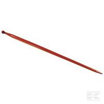 Krautuvo dantis, tiesus, kvadratinio profilio 36x1100mm, smailus galas, su M20x1,5 veržle, raudonas, Kverneland KK221152