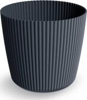 Prosperplast Doniczka Milly apvalus vazonas - antracito spalvos, DMI300-S433, skersmuo 292 mm
