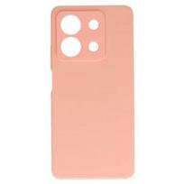 „Xiaomi Poco M6“ aukščiausios kokybės minkštas silikoninis dėklas, rausvo smėlio spalvos, su minkštu prisilietimu