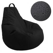 Lauko vidaus Beanbag ECO Gamer Puff Atsipalaiduoti fotelis sėdynės pagalvėlė grindų pagalvėlė Bean Bag 225L juoda, 225L