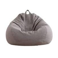 AD.CON pupelių maišas su ECO užpildu Puff relax fotelio sėdynės pagalvėlė grindų pagalvėlė pupelių maišas 70x80x50cm 120L tamsiai pilka, S