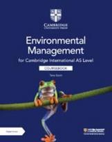 Cambridge International as Level Environmental Management Coursebook with Digital Access (2 Years)