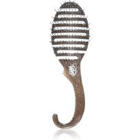 Wet Brush Shower Glitter Dtangler Pink plaukų šepetys prausimuisi Black 1 vnt.