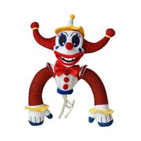 25CM FNAF Mimiko paslaptis žaidimo Džokerio pliušinis lėlės žaislas Animacinis mielas minkštas klounas Kambario dekoracija Pliušinis lėlės žaislas Dovana balta