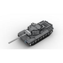 Vokietijos Leopard 1 Pagrindinis Kovinis Tankas Statybinis Blokas Pirmojo Pasaulinio Karo Antrojo Pasaulinio Karo Šarvuota Transporto Priemonė Surinkimo Žaislo Modelis Suderinamas Rinkinys