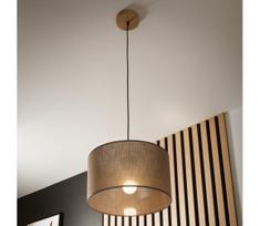 Brilagi - LED Pakabinamas sietynas ANTHONY 1xE27/60W/230V ąžuolas/ruda