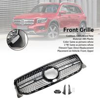 Deimantinės spalvos priekinio bamperio grotelės, tinkančios Mercedes Benz GLB X247 2020-2023