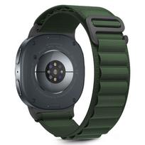 Žalia apyrankė "Tech-Protect Nylon Pro" laikrodžiui Samsung Galaxy Watch 8 / Classic (40 / 44 / 46 MM)