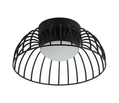 LED lubinis šviestuvas BETSY LED/12W/230V skersmuo 25 cm juodas