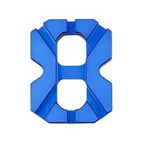 Spoke Wrench High Hardness Repairing Aluminum Alloy High Strength Bike Spoke Key MTB Road Bike Tools raudona
