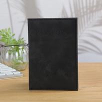 Minimalistinis pasų dėklas kortelėms, Juoda