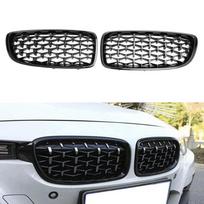Blizgus juodas deimantinis priekinis viršutinis grotelių rėmas BMW 4 serijos F32 F33 F36 F82 14-2018