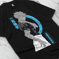 2025 New Gojo Satoru T-Shirt Jujutsu Kaisen Manga Anime Horror Funny Gift Shirt S