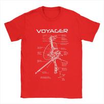 Men's Voyager Program Interstellar T Shirts 100% Cotton Tops Hipster Short Sleeve Round Collar Tee Shirt Gift Idea T-Shirts S