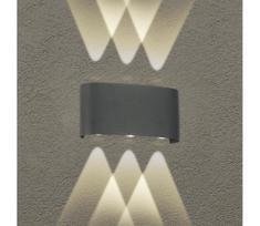 BRILAGI - LED Lauko sieninis šviestuvas FLAREBOX LED/6W/230V antracitas IP65