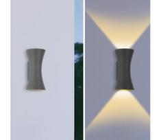 Brilagi - LED lauko sieninis šviestuvas BICON LED/10W/230V antracitas IP44