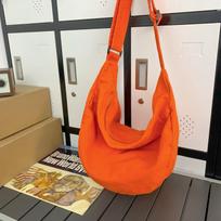 Vienspalviai drobiniai moteriški „crossbody“ krepšiai moterims, didelės talpos pirkinių krepšys studentams per petį Unisex mokyklinis krepšys 39cmX17cmX34cm oranžinė