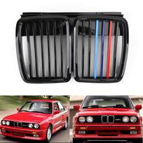 51131884350 82-94 BMW E30 radiatoriaus grotelėms 3 serija Priekinis variklio dangtis Inkstų grotelės M3 Stilingas