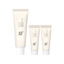 Joseon Relief Saulės grožis: Ryžiai + Probiotikai 50ml + 10ml*2 (70 ml) SPF50+ PA++++ – Drėkinantis kasdienis apsauginis kremas nuo saulės, Korėjietiškas 50+10+10 ml