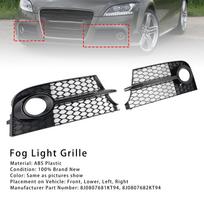 Korio rašto priekinio buferio rūko žibinto grotelės 8J0807681KT94 8J0807682KT94 Tinka TT MK2 S-Line TTS 2011-14
