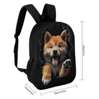 Akita 17 Inch School Backpack Mochila Bolsa School Bag Zoo Mochilas Escolares Bolso Mochilas De Hombre Bag Mochila Mochilas Bols