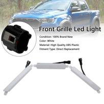 Priekinio buferio grotelės Grotelės Baltas LED žibintas Tinka Ford Ranger 2015-2023 T7 T8 gray