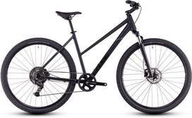 Dviratis Cube Nature ONE Trapeze black'n'black 2026