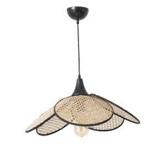 Pakabinamas šviestuvas ant laido FUME 1xE27/40W/230V skers. 45 cm juoda/smėlio spalvos
