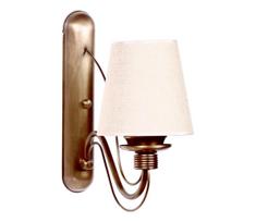 Sieninis šviestuvas CLASSIC 1xE27/40W/230V bronzinis/smėlinis