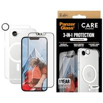 PanzerGlass CARE by Flagship 3-in-1 Protective Kit: Case + Glass + Lens for iPhone 16e