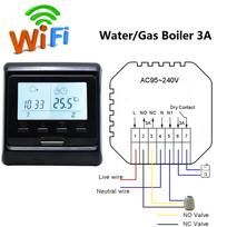 Kambario termostatas WiFi Išmanusis šildymo temperatūros reguliatorius Katilas/Aktuatorius/Elektrinis šildymas Termostatas Šildomos grindys Valdiklis For Water/Gas boiler