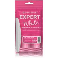 Staleks Pro Expert White vienkartiniai abrazyvai nagų dildei - 40 - 150 30 vnt.