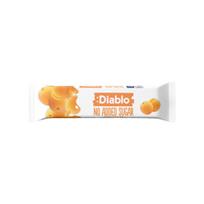 Abrikosų skonio javainių batonėlis su jogurtiniu glaistu Diablo, 30 g (be pridėtinio cukraus, su saldikliais)