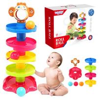 Kūdikių spiralinis kamuoliukų bokštas WOOPIE BABY