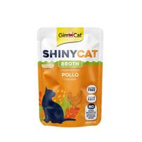 GimCat ShinyCat Pouch in Broth konservai su vištiena katėms, 70 g