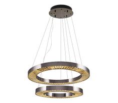 Pakabinamas LED šviestuvas ant troselio JESI LED/140W/230V 3000K skersmuo 100 cm sidabro spalvos
