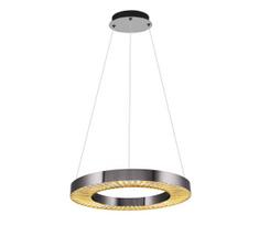LED pakabinama liustra ant kabelio JESI LED/35W/230V 3000K, skersmuo 60 cm, sidabrinė