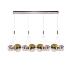 LED pakabinamas liustras ant laido ENNA 12xG9/5W/230V 3000K dūminis/auksinis