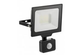 LED prožektorius su judesio jutikliu, 30 W, 3000 lm, 4000 K, IP65, 120°, juodas, GT-GCR30W-40
