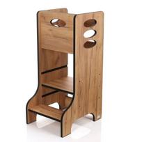 Montessori bokštelis vaikams, 90 cm, rudas